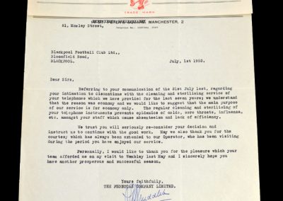 Blackpool Letter - Sterilise those phones!