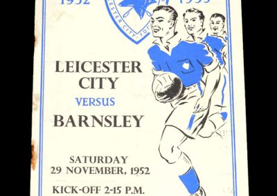 Leicester v Barnsley 29.11.1952
