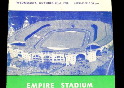 England v USSR 22.10.1958