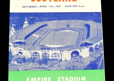 England v Scotland 11.04.1959