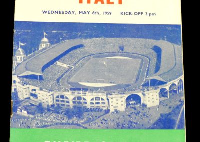 England v Italy 06.05.1959