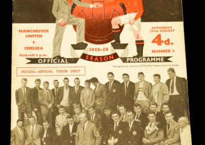 Chelsea v Manchester United 23.08.1958
