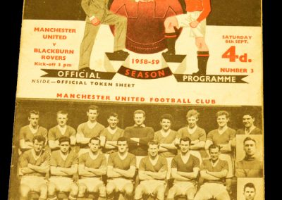 Blackburn Rovers v Manchester United 06.09.1958