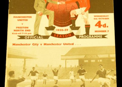 Preston North End v Manchester United 08.10.1958