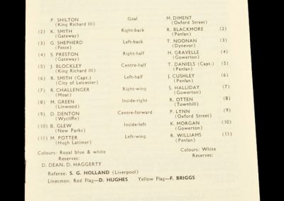 Leicester v Swansea 29.04.1965 | English schools Football Association
