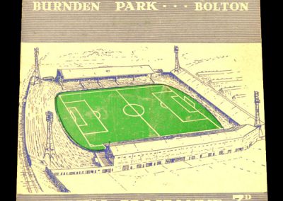 Bolton Wanderers v Manchester United 15.11.1958