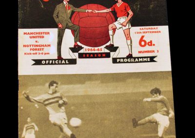 Manchester United v Nottingham Forest 12.09.1964
