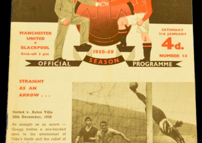 Blackpool v Manchester United 03.01.1959