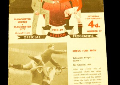 Manchester United v Manchester City 14.02.1959