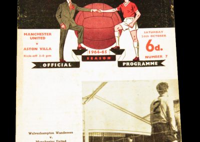 Aston Villa v Manchester United 24.10.1964
