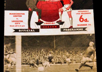 Manchester United v Leicester City 19.12.1964 | Postponed