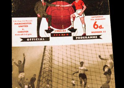 Manchester United v Chester 09.01.1965 | FA Cup 3rd Round