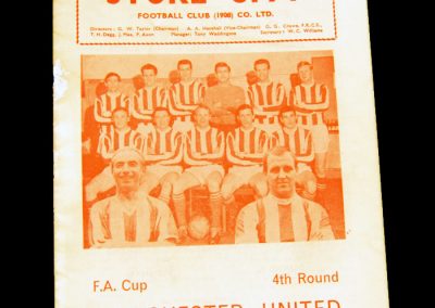 Manchester United v Stoke City 30.01.1965 | FA Cup 4th Round