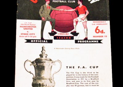 Stoke City v Manchester United 03.02.1965 | FA Cup 4th round replay