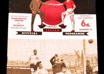 Manchester United v Burnley 20.02.1965 | FA Cup 5th Round