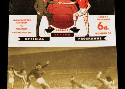 Manchester United v Fulham 15.03.1965