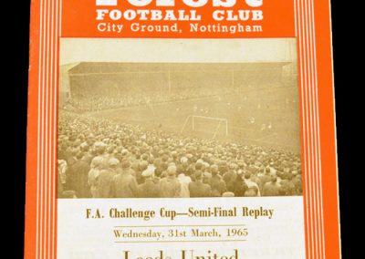 Manchester United v Leeds United 31.03.1965 | FA Cup Semi-Final Replay