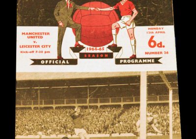 Manchester United v Leicester City 12.04.1965