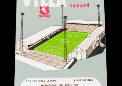 Manchester United v Aston Villa 28.04.1965