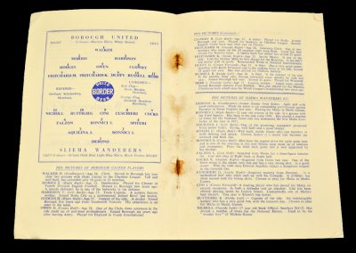Sliema Wanderers v Borough United 04.10.1963