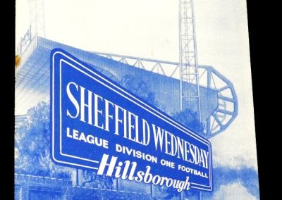 Sheffield Wednesday v Manchester United 24.08.1963