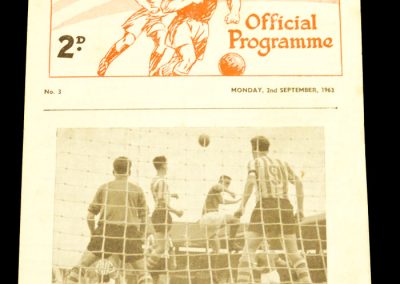 Reserves v Chesterfield 02.09.1963