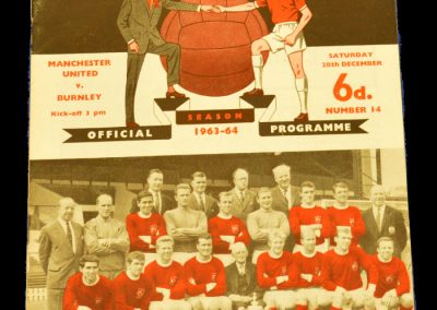 Manchester United v Burnley 28.12.1963