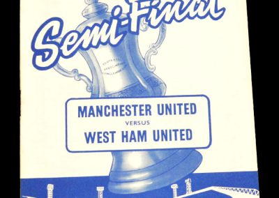 Manchester United v West Ham United 14.03.1964 | FA cup Semi-Final