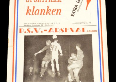 Eindhoven v Arsenal 23.09.1959