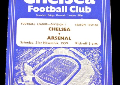 Chelsea v Arsenal 21.11.1959