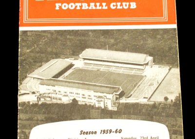 Manchester United v Arsenal 23.04.1960