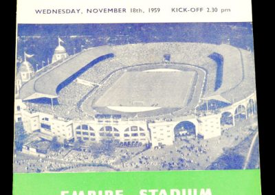 England v Northern Island 18.11.1959 | British Championships