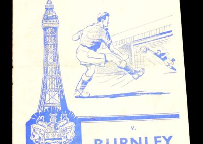 Blackpool v Burnley 23.04.1960