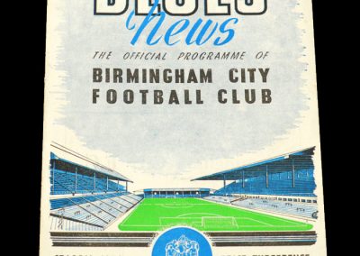 Birmingham City v West Ham United 26.03.1955