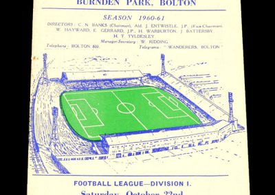 Bolton Wanderers v Fulham 22.10.1960