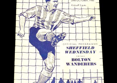 Sheffield Wednesday v Bolton Wanderers 29.10.1960