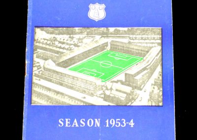 Everton FC v Oldham 29.08.1953