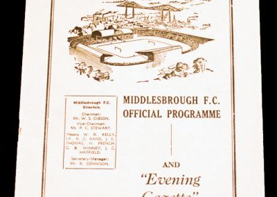 Middlesborough FC v Barnsley 22.12.1956