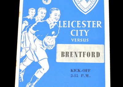 Leicester City v Brentford 05.12.1953