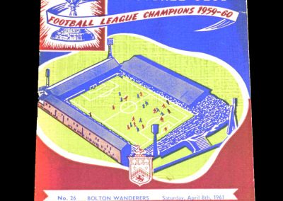 Burnley FC v Bolton Wanderers 08.04.1961