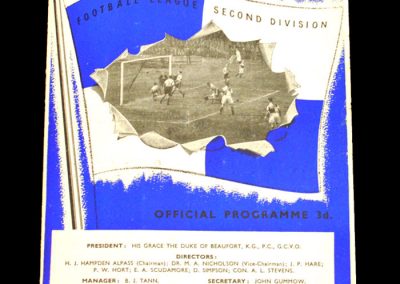 Bristol Rovers v Notts Co 13.02.1954