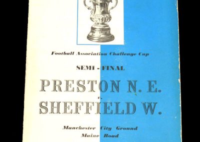 Preston v Sheffield Wednesday 27.03.1954 | FA Cup Semi Final