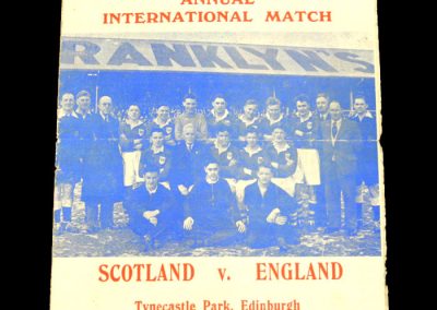 Scotland v England 08.05.1954 | Scottish Schools National
