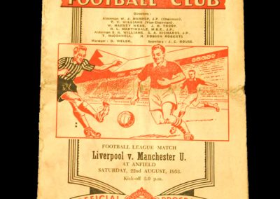 Liverpool v Manchester United 22.08.1953