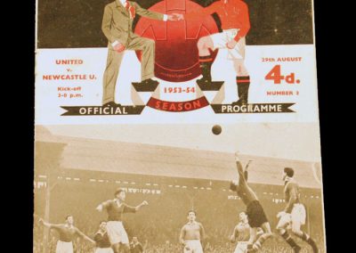 Newcastle United v Manchester United 29.08.1953