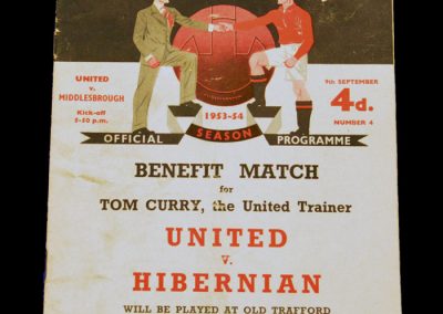 Middlesbrough v Manchester United 09.09.1953