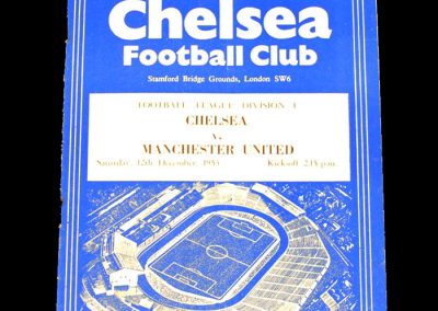 Chelsea v Manchester United 12.12.1953