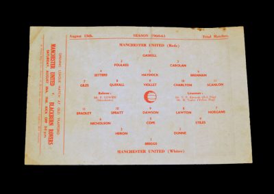 Public Practise Manchester United 13.08.1960