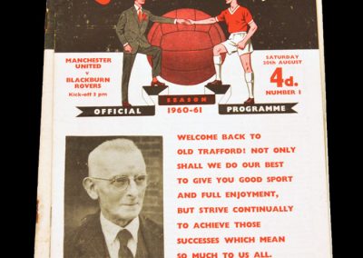Blackburn Rovers v Manchester United 20.08.1960