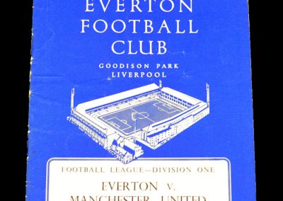 Everton v Manchester United 24.08.1960